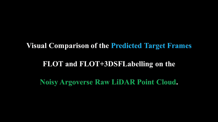 3D scene flow auto-labelling comparison